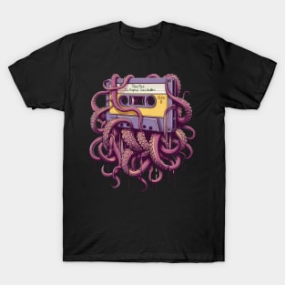 T-shirt, mug, sticker, print Beatles Octopus Garden Cassette T-Shirt